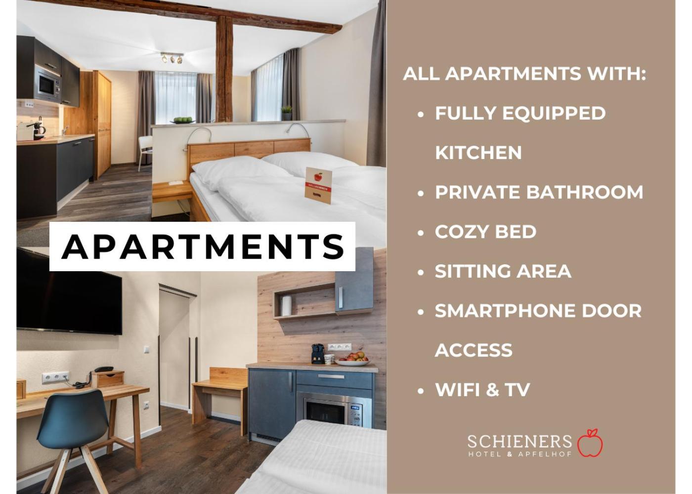 Schieners Hotel & Apfelhof Apartments Wemding المظهر الخارجي الصورة